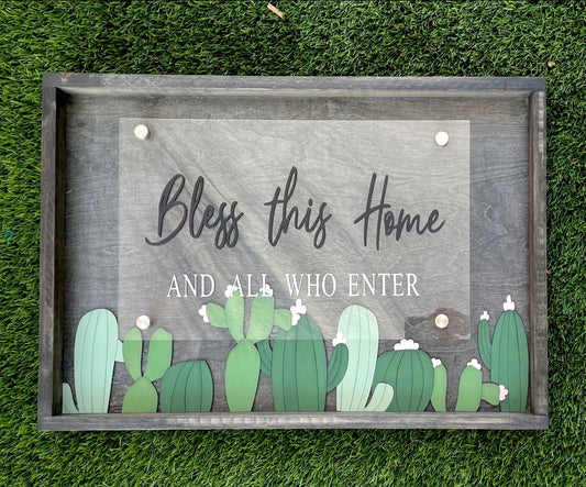 Cactus home sign